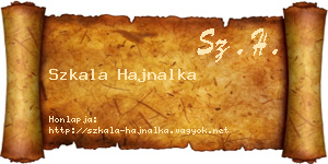 Szkala Hajnalka névjegykártya